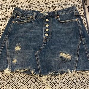 Free People Denim Skirt
